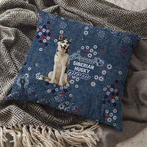 Siberian Husky 2 Pround Mom-Pillow Case