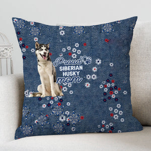 Siberian Husky 2 Pround Mom-Pillow Case