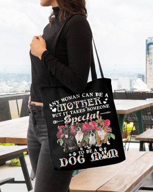 Staffordshire Bull Terrier-A Dog Mom Cloth Tote Bag