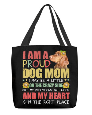 Vizsla-Right Place-Cloth Tote Bag