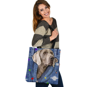 WEIMARANER-The Rainbow-Cloth Tote Bag