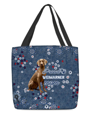 Weimarner Pround Mom-Cloth Tote Bag