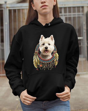 West Highland White Terrier-In Dreamcatcher Hooded Sweatshirt