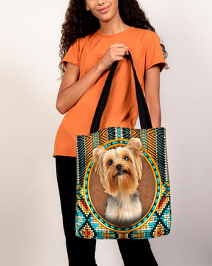 Yorkshire Terrier -Ethnic Style Cloth Tote Bag