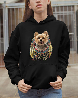 Yorkshire Terrier-In Dreamcatcher Hooded Sweatshirt