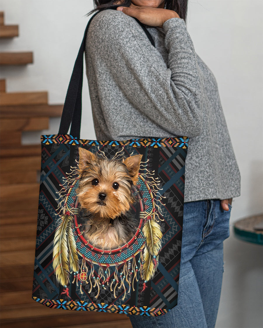 Yorkshire Terrier In Dreamcatcher Cloth Tote Bag