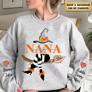 Personalized Grandma/Mom Life Witch Sweatshirt