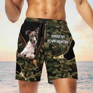 american staffordshire Camo Beach Pants