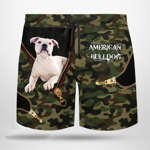 american  bulldog Camo Beach Pants