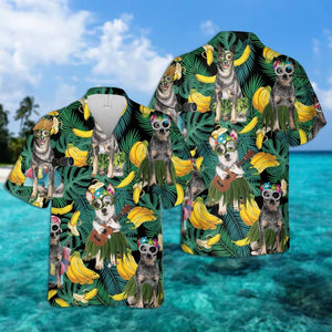 Autralian Cattle Summer Leaves Hawaiian Shirt 2