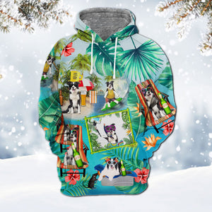 border collie 1-Surfing Hoodie