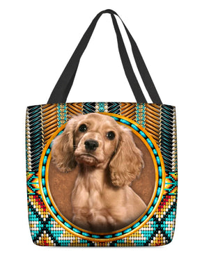 cocker spaniel -Ethnic Style Cloth Tote Bag