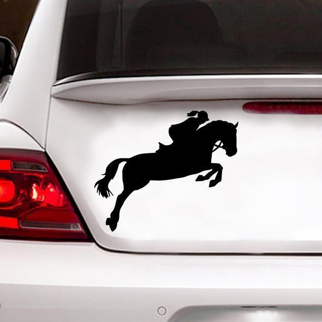 Horse Rider Car Sticker Cattle Lover (16)