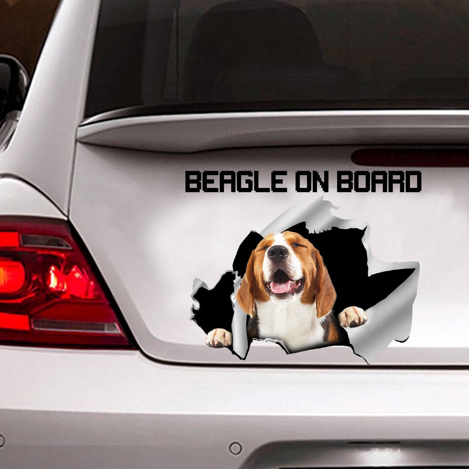 Beagle On Board Sticker